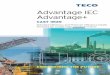 Advantage IEC Advantage+ - TECO 東元電機 · Motors up to and including 180L frame sizes are fitted with double shielded bearings greased for life. Larger frame sizes are fitted