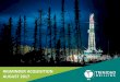 RIGMINDER ACQUISITION AUGUST 2017 - Trinidad Drilling · IT'S ABOUT PERFORMANCE 2 Fully integrated rig performance solution • Provides improved, repeatable performance and better