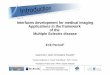 Interfaces development for medical imaging Applications … · Interfaces development for medical imaging Applications in the framework ... • Workflow deployment on the EGEE 
