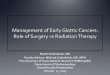 Management of Early Laryngeal Cancers: Role of Surgery … · Management of Early Laryngeal Cancers: Role of Surgery vs Radiation therapy 