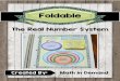 Foldable - exploremathindemand.com · There are many ways that you can use this foldable. ... The real number system is made up of all the points on the number line. The real