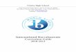 IB Guide 2010 2 - Trinity High School · International Baccalaureate Curriculum Guide 2010-2011 . 2 Trinity High School ... request after the IB Agreement has been signed and courses