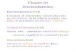 Chapter 20 Electrochemistry - Department of Chemistry ...rzellmer/chem1220/... · Chapter 20 Electrochemistry ... Oxidation - Reduction Rx’s ... Write eqn. in net ionic form Skeleton