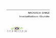 MOVEit DMZ Installation Guide (v8.0) - Ipswitch Contents Overview 1 The MOVEit DMZ Installation Program 1 System Requirements 2