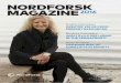 NORDFORSK MAGAZINE2016 - DiVA portal1044449/FULLTEXT01.pdf · ultimate ambition is to use evidence-based knowledge generated by Nordic research cooperation as a compass ... obstacles
