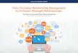 From Customer Relationship Management to … RESEARCH REPORT From Customer Relationship Management to Customer-Managed Relationships: TARA LITCHFIELD | …