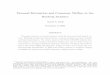 Demand Estimation and Consumer Welfare in the Banking … · Demand Estimation and Consumer Welfare in the Banking Industry ... Deregulation of unit banking and limited branch banking