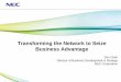 Transforming the Network to Seize Business Advantage€¦ · Transforming the Network to Seize Business Advantage ... Capacity planning ... Openstack - Virtual Redirect Reliability