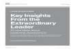 Extraordinary Leader Insights Excerpts from The ...zengerfolkman.com/wp-content/uploads/2013/03/Extraordinary-Leader... · White Paper Key Insights From the Extraordinary Leader 20