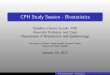 CPH Study Session - Biostatistics - Cloud Object Storage ...€¦ · CPH Study Session - Biostatistics Sumihiro (Sumi) ... all answers written out in ... C. Simple regression lines