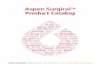 Aspen Surgical Product Catalog - Henry ScheinBlades and Scalpels. Instrument Care O.R. Accessories Patient + Staff Safety Wound Care. Aspen Surgical ™ Product Catalog · 2014-10-10