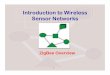Introduction to Wireless Sensor Networks Overview.pdf · • Wireless standard formed by an ... – AT86ZL3201 Z-Link™ Controller is an 8-bit AVR® ... Zigbee.ppt [Compatibility
