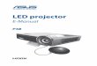 LED projector · 2 led projector e-manual copyright and warranty information ... asus provides this manual “as is” without warranty of any kind, either express or implied,