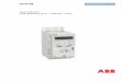 ABB ACS150 User Manual - endüstriyel otomasyon · Ł The drive is not field repairable. Never attempt to repair a malfunctioning drive; contact your local ABB representative or Authorized