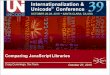Comparing JavaScript Libraries - jsi18n.comjsi18n.com/IUC39JSLibs.pdf-Different libraries already in use ... Tex Texin Globalization Architect, XenCraft Tex Texin is an industry thought