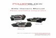 Elite Manual.pdfPOWERBLOCK WORLD'S BEST DUMBBELL Important Safety Instructions 1. Read and fully understand all instructions contained in this manual prior to