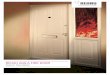 REHAU AGILA Fire Door · The REHAU AGILA Fire door utilises the design and security benefits of the REHAU TOTAL70 70mm system. Now incorporating the dedicated composite door outerframe