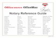 Notary Reference Guide - Office Depot · The Notary Reference Guide was created to provide you with your ... Blue text represents information that is commonly used on the ... Solid