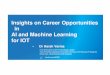 Insights on Career Opportunities in AI and Machine … makes computing ubiquitous and Smart Physical Objects can be controlled remotely! Internet of Things – Everywhere • Connecting