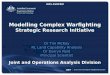 Modelling Complex Warfighting - UNSW Canberra · Modelling Complex Warfighting ... Novel modelling and simulation techniques to enable ... Uncertainty Modelling complexity Knowledge