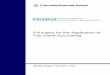 Principles for the Application of Fair Value Accountingdn75/Principles for the Application of...Principles for the Application of Fair Value Accounting White Paper Number Two Center