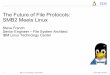 The Future of File Protocols: SMB2 Meets Linux - Sambasfrench/presentations/smf-linux-collab... · The Future of File Protocols: SMB2 Meets Linux Steve French Senior Engineer –