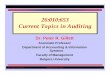 26:010:653 Current Topics in Auditing - Rutgers …gillett/courses/fall00/aud/slides/class1.pdf26:010:653 Current Topics in Auditing ... accounting principles. (American Institute