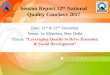 Session Report 12 National Quality Conclave 2017 Session Book.pdf · Session Report 12th National Quality Conclave 2017 Date: 21st & 22nd December Venue: Le Méridien, New Delhi Theme: