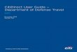 CitiDirect User Guide — Department of Defense Travel User Guide — Department of Defense Travel AOPC November 2013 ... Using Text Entry Fields ... Add or Delete Merchant Category