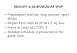 MERAPI & BOROBUDUR TRIP - CCOP & BOROBUDUR TRIP •Preparation: sun hat, long sleeves, sport shoes •Depart from hotel at 07.30 LT, by bus •Arrive at Hotel at 17.00 LT ... Yogyakarta