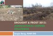 DROUGHT & FROST 2015: AGRICULTURAL COPING … Nino Induced Drought 2015 - NARI(Final... · 2015 El Niño is here and is ‘Serious' Current forecast – Drought to last until June