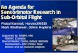 An Agenda for Sensorimotor Research in Sub-Orbital … · An Agenda for Sensorimotor Research in Sub-Orbital Flight 1 ... Aircraft g level ... • based on design MVL Spacelab experiments