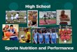 High School - Drexel University Does Nutrition Matter? Good nutrition is important for peak athletic performance • Fuel • Repair and Rebuilding