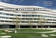 CORIAN EXTERIOR CLADDING - Ohio Valley Supply Company · CORIAN® EXTERIOR CLADDING ... exterior cladding material brings personality to virtually any ... and molding techniques can