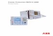 Feeder Protection REF615 ANSI Product Guide - ABB Ltd · Feeder Protection REF615 ANSI ... Fig. 6 Peer-to-peer relay control via IEC 61850 GOOSE messaging and Cat 5 or ﬁ ber 