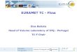 EURAMET TC -Flow - IPQ · EURAMET CALIBRATION GUIDE 19 -Guidelines on the Determination of Uncertainty in Gravimetric Volume Calibration, Version 2. In development Harmonization of