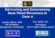 Estimating and Determining Base Flood Elevations … and Determining Base Flood Elevations in Zone A ... Simplified Methods ... permit applications for new construction