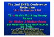 T2-eHealth Working Group Report Dr Ricky J …Conferences-EHTEL/2001-Rotterdam/Track C/Ricky...T2-eHealth Working Group Report Dr Ricky J Richardson BSc MBBS MRCP ... • Healthcare