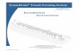 EconoDrain® Installation Instructions - Sweets - Suppliers · econodrain® installation page 3 frame assembly spacer rod alignment clip anchor stand hex bolt anchor stud eps form