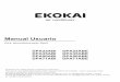 Manual Usuario - EKOKAIekokai.com/wp-content/uploads/2016/04/Ekokai_Manual_de_Usuario... · Manual Usuario Aire acondicionado Split Gracias por seleccionar nuestros productos. equipo