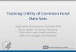 Tracking Utility of Common Fund Data Sets - DPCPSI Utility of Common Fund Data Sets ... HMP-DACC. In FY16, ... Global Health Knockout Mouse Phenotyping Big Data to