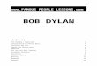 Famous People Lessons - Bob Dylan · Web vie PEOPLE LESSONS.com BOB DYLAN CONTENTS: The Reading / Tapescript 2 Synonym Match and Phrase Match 3 Listening Gap Fill 4 Choose the Correct