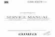 SERVICE MANUAL - Diagramas dediagramasde.com/diagramas/audio/CSD-ED79RD.pdfSERVICE MANUAL REVISION This Service Manual is the “Revision Publishing” and replaces “Simple Manual