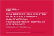DAI REPORT ON CENTER FOR DEVELOPMENT …pdf.usaid.gov/pdf_docs/PA00M5CP.pdf · FOR DEVELOPMENT INNOVATION MANAGEMENT SERVICES CONTRACT ... 3 ideation/co-creation ... 6 ideation/ co-creation
