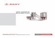 SANY CONCRETE BATCHING PLANT - Gough Industrial · PDF fileSANY CONCRETE ATCHING LANT 1. RAPID ASSEMBLY CONCRETE . BATCHING PLANT. Rapid Assembly Design Breakthrough Innovative Coating