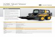 328E Skid Steer - John Deere US€¦ · 328E Skid Steer 62 kW (83 net hp) FEATURES Large-frame models are our most powerful skid steers ever. The 328E delivers four …