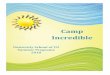 Camp Incredible - 35ht6t2ynx0p1ztf961h81r1 … · Camp Incredible 2018 -Information, ... 1B Just for Fun Join us as we have fun doing things ... 1F Let’s Go Lego Lego campers will