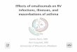 Effects of omalizumabon RV infections, illnesses, and ... of omalizumabon RV infections, illnesses, and exacerbations of asthma James Gern, MD Ann Esquivel, MD University of Wisconsin,