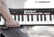 Digital Keyboards - Yamaha Corporation · 152 Arpeggios (incl. 5 Oriental) ... (*additional connecting cable required) 613 Voices 210 Styles 61 Keys 8 PK-LOW-2017-EU-ID CC15-LAY 3.indd