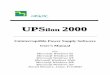 UPSilon 2000 - Falcon Electric · UPSilon 2000 has a new Windows NT service function, which allows the monitoring program to be executed automatically before log in. UPSilon is available